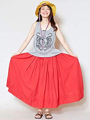 インド製スカート Amazon.co.jp: [チャイハネ] インド綿パンチングレースロング