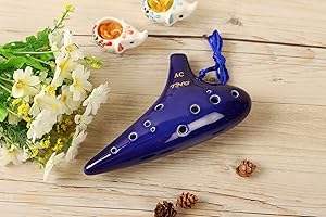 TNG オカリナ [ AC / 12穴 ]シングル Ocarina 青花磁 TNG オカリナ シングル 12穴 アルトC Ocarina 高級 管吹奏 楽器