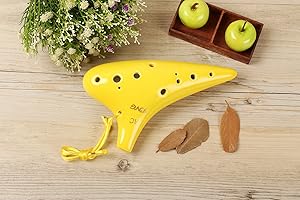 Amazon | TNG オカリナ 楽器 シングル [ 12穴 / アルト/イエロー