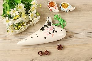 Amazon | TNG オカリナ 楽器 シングル [ 12穴 / アルト/釉薬