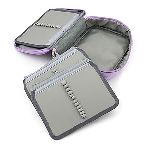 ペンケース　ダブルオープン　Sumnacon Amazon | Sumnacon 202本入り PU 色鉛筆ケース 大容量 ペン