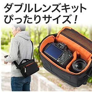 Amazon カメラバッグ カメラケース 2way ショルダー ベルト取り付け対応 一眼 レンズ収納対応 カメラケース カメラバック ベルトループ内蔵 一眼レフカメラバッグ おしゃれ アウトドア 旅行 撮影 山登り 手持ち 軽量 カメラバック ケース 通販