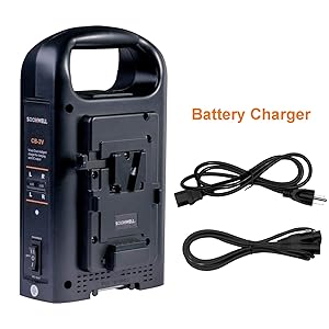 Amazon | SOONWELL 98Wh(14.8V 6.6Ah) Vマウントバッテリー 2本