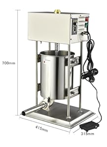 Amazon｜Huanyu HC-10D 業務用ソーセージスタッファー 電動ソーセージ