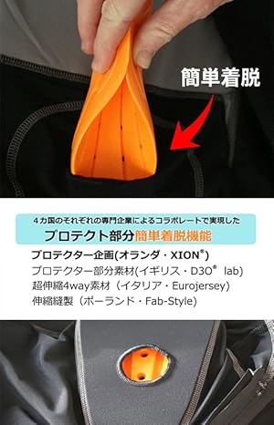 Amazon | XION ヒッププロテクター ヒップパッド D3O