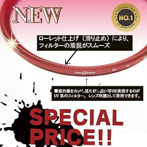 Amazon | ZEROPORT JAPAN レンズ保護用フィルター マルチコート