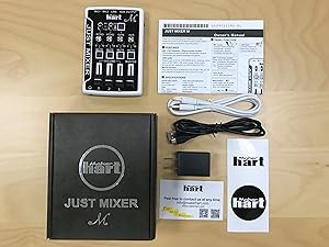 Amazon | Maker hart Just Mixer M 4チャンネルマイクミキサー