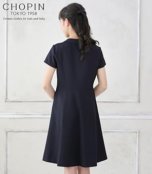 ☆ぽぽちゃん☆1度のみ着用　ショパン スーツ　ワンピース　紺　140　フォ ☆ぽぽちゃん☆1度のみ着用 ショパン スーツ ワンピース 紺 140