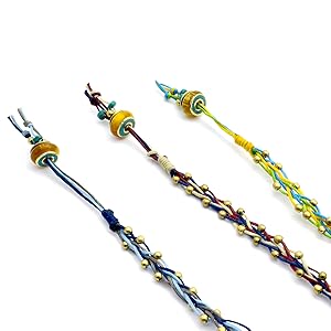 めげ様　おまとめ　ブレスレット3本 14KGF☆赤い糸幸せ良いご縁に恵まれるお守り重ね付けにも