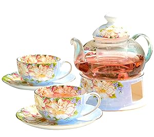 Amazon｜カップソーサー 急須 10客セット ティー コーヒーカップ