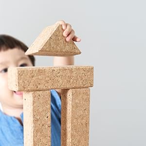 Amazon | 自由学園生活工芸研究所 コルクつみき 20ピース 積み木