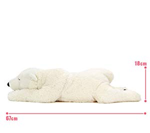 Amazon.co.jp: カロラータ ホッキョクグマ ぬいぐるみ (Lサイズ