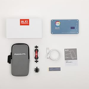 【美品・フルセット】FalconEyes Pocketlite F7 Amazon | FalconEyes F7 12W RGBライト ハニカムソフト付き Mini