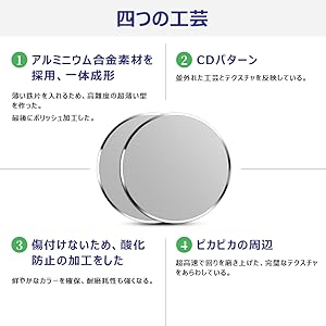 Amazon | AKEIE メタルプレート マグネット式 スマホ車載
