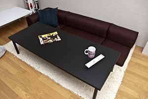 フリーローテーブル　120×60 ブラック Amazon | フリーローテーブル120×60cmブラック(TZ-1260BK
