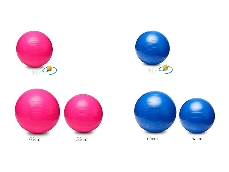 バランスボール 65cm エクササイズ スポーツ トレーニング ヨガ 空気入れ バランスボール 65cm 空気入れ付き ヨガボール ダイエット