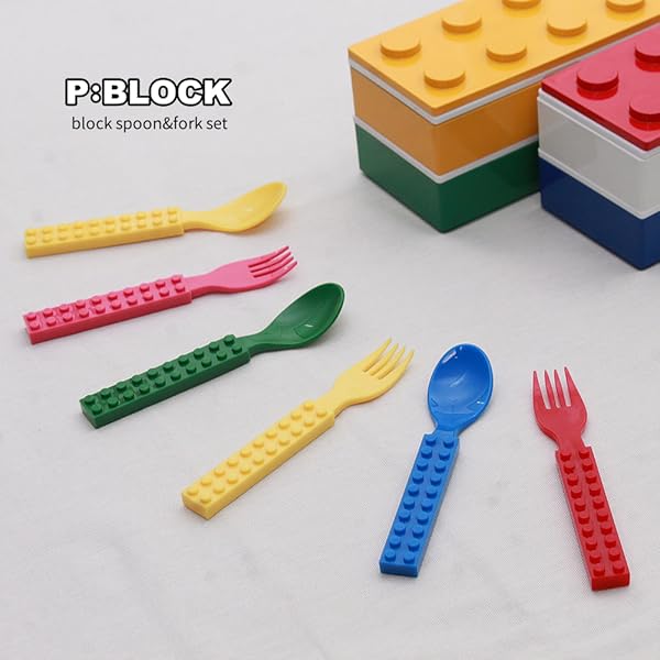 Amazon | padou 【P:BLOCK】 NEWツートンブロックカトラリー