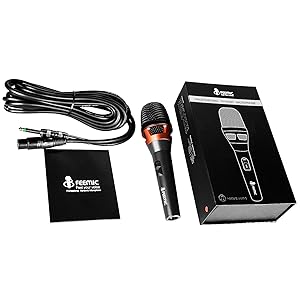Amazon.co.jp: FEEMIC ダイナミックマイク 6.3mmマイクロホン