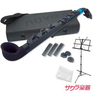 Amazon | Nuvo ヌーボ プラスチック製 サックス jSAX Black/Blue