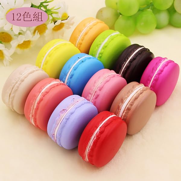 新品  50個　食品サンプル マカロン 楽天市場】食品サンプル マカロン 6個セット 小物入れ : エムズ