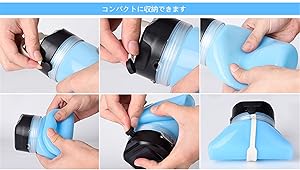 Amazon.co.jp: SMD LEDランタン 水筒 収納ケース ソーラー充電