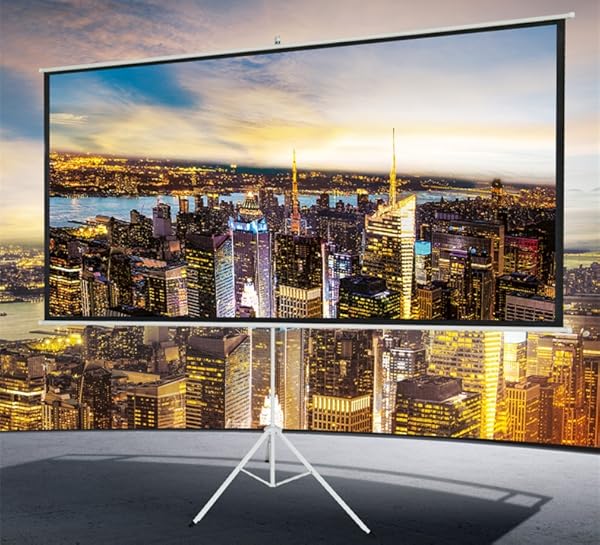 Amazon | プロジェクタースクリーン 60インチ(16：9) 携帯式