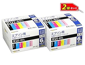 Amazon.co.jp: エプソン用 互換インクカートリッジ EPSON KUI