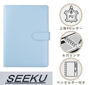 るぅ。ページ　S Amazon.co.jp: （シーク）SEEKU 合皮 システム 手帳 A5 A6 ペン