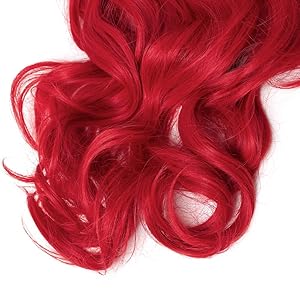 Amazon.co.jp: cosideal 人魚姫 ウィッグ アリエル風 耐熱