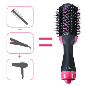ヘアドライヤー・アイロン・ブラシセット Amazon | HZ-007 ドライヤー ヘアドライヤー ヘアアイロン 3in1