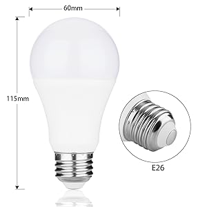 Amazon | LED電球 E26口金 電球 led 9W 電球60W相当 電球色