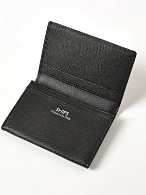 Amazon | [シップス] カードケース SAFFIANO LEATHER イタリアン