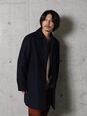 SHIPS メルトン ステンカラーコート SHIPS Primary Navy Label:メルトン リバー ステンカラー コート