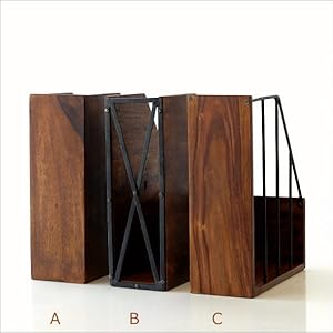 ★フェリシモ★木製ファイルスタンド　ボックス　8個セット ☆フェリシモ☆木製ファイルスタンド ボックス 8個セット