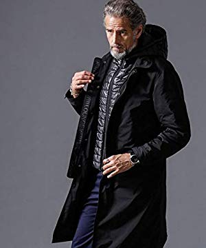 Amazon | [ナノ・ユニバース] WLG フード脱着ステンカラー
