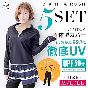 Amazon.co.jp: [エンジェルルナ] 水着 体型カバー レディース