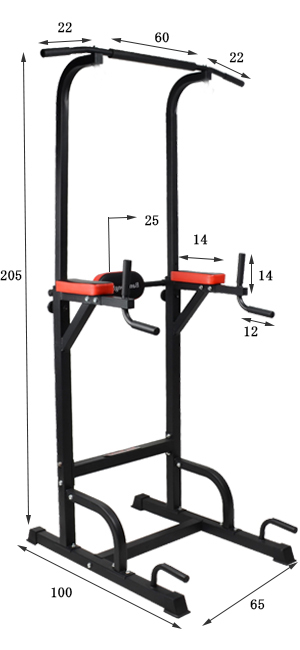 Amazon Bangtong Li ぶら下がり健康器 懸垂マシーン 耐荷重150kg 懸垂 器具 筋肉トレーニング 背筋 腹筋 大胸筋 ブラック レッド 6段調整 Bangtong Li スポーツ アウトドア