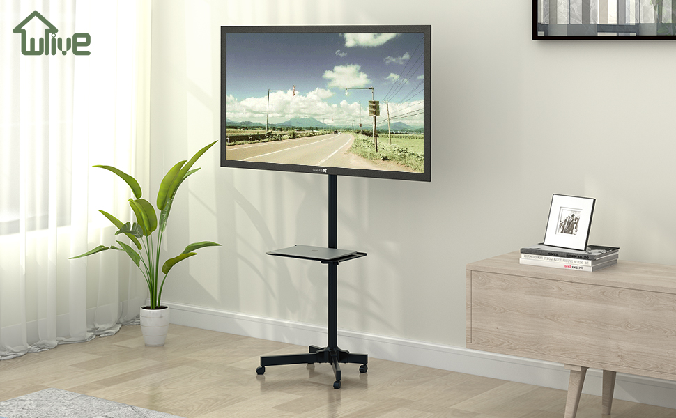 Amazon｜WLIVE テレビスタンド 液晶TVスタンド ディスプレイスタンド tvスタンド テレビモニター 2355インチ対応