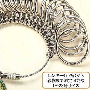 リングサイズお直しの際のワイヤーについて & リングゲージの見方 リングサイズお直しの際のワイヤーについて & リングゲージの見方