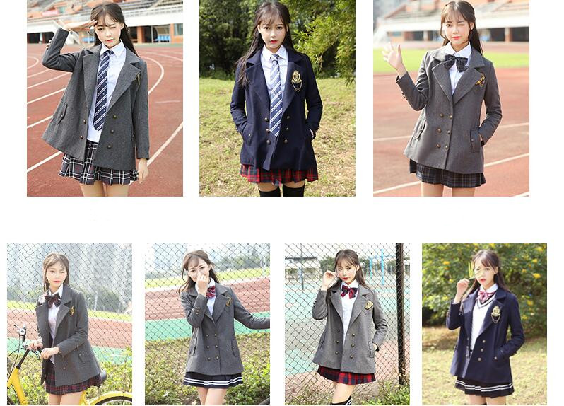 Amazon Co Jp ニコモモ Nikomomo卒業式服 5点セット ジュニア キッズスーツ 卒服 高校生 入学式 卒業式 スーツ 女の子 学生 服 ラシャジャケット コート 制服 フォーマルスーツ ジュニアスーツ 発表会 優等生 服 ファッション小物