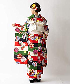 Amazon | ふりふ 【KIMONO姫掲載】振袖「まりぼんぼん