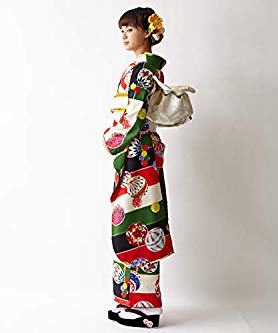 Amazon | ふりふ 【KIMONO姫掲載】振袖「まりぼんぼん