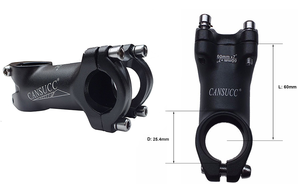 Amazon ステム 25.4 × 60mm Mutte 自転車 ステム ロードバイク ステム ハンドルステム に適用する マウンテン バイ ク, BMX, MTB (アルミ 合金製 Amazon ステム 25.4 × 60mm Mutte 自転車 ステム ロードバイク ステム ハンドルステム に適用する マウンテン バイ ク, BMX, MTB (アルミ 合金製