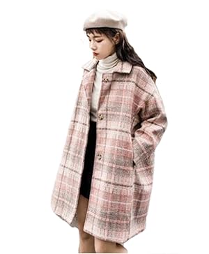 【えこ】ブリジットの女優さん風チェックチェスター Amazon.co.jp: [PIITE] チェスターコート レディース チェック柄