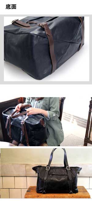 Amazon | [アートフィアー] ボストンバック 馬革 ホースライン