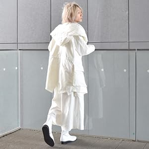 Amazon.co.jp: [アルビノ] ビッグフード バルーン モッズコート FREE