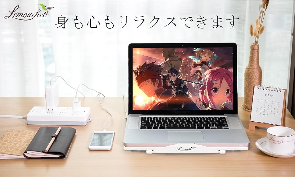 Amazon Co Jp ノートパソコンスタンド Pcスタンド トレース台スタンド 折りたたみ式 12段階角度調整 放熱対策 滑り止め 持ち運び便利 軽量 ノートpc ラップトップ タブレット Ipad Macbookホルダー ホワイト パソコン 周辺機器