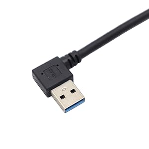 Amazon.co.jp: ViViSunUSB 3.0変換ケーブル L型 タイプA オス