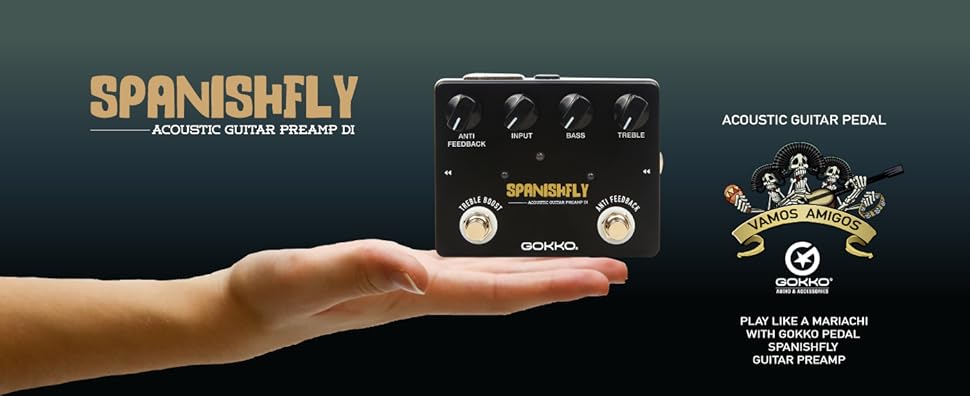 Amazon | GOKKO AUDIO アコースティック ギター プリアンプ D.I.