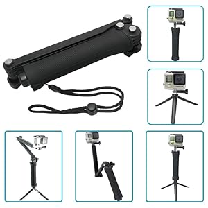 Amazon | スマリー（SMALY）3way アクションカメラ 自撮り棒